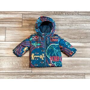 Kenzo Printed Puffer Hooded Jacket Size 9M